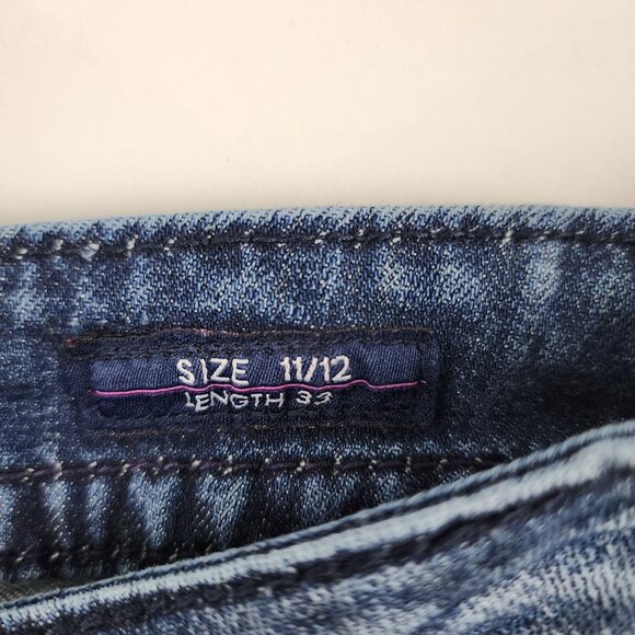 Vigoss Jeans Womens 11/12 Blue Chelsea Slim Bootcut Denim (33x32) - Picture 10 of 11